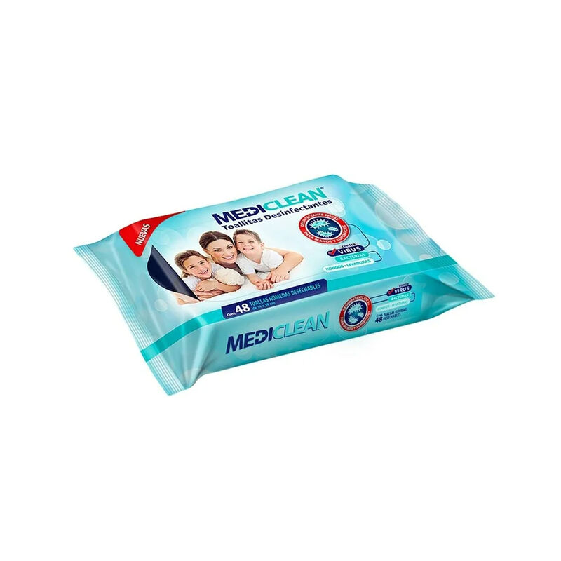 Toallitas Desinfectantes Mediclean 3 Pack Con 1... image number null