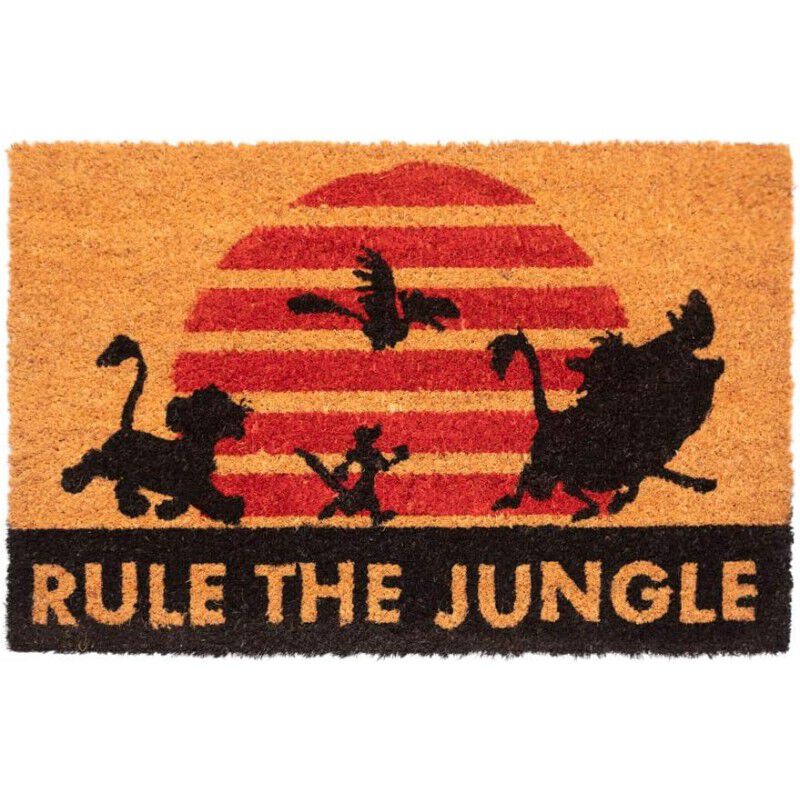 Felpudo Rule The Jungle El Rey Le&oacute;n Disney 60 x... image number null