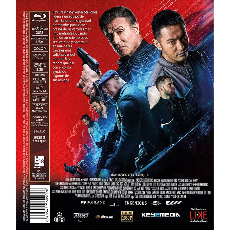 Plan De Escape 2: Hades [blu-ray] (2018) image number null