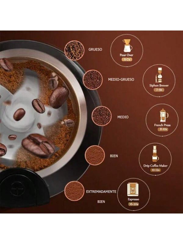 Aigostar Molinillo Electrico Para Granos De Caf... image number null