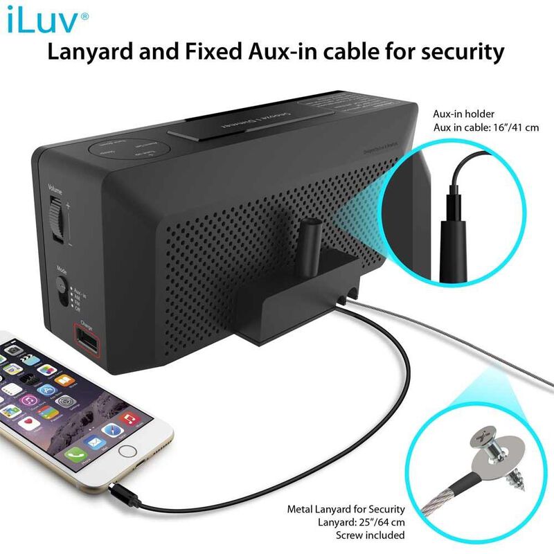 Cargador Reloj despertador ILUV Timeshaker Hote... image number null