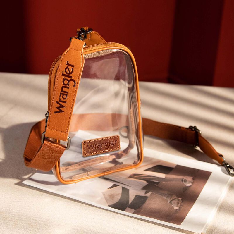 Bolso Bandolera Wrangler Transparente Para Muje... image number null