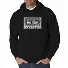 Sudadera Con Capucha Word Art Para Hombre - Los 80 - Negro