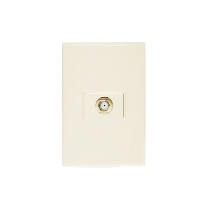 10 Pack Placa Armada con Toma Coaxial de T.V. d... image number null