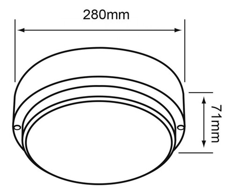 Lampara Sobreponer Techo Blanco 18w Luz Blanca ... image number null