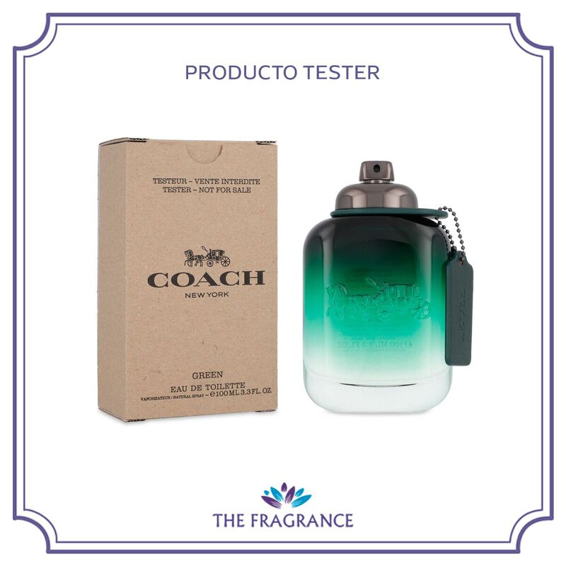 Tester Coach Green 100ml Edt Spray image number null
