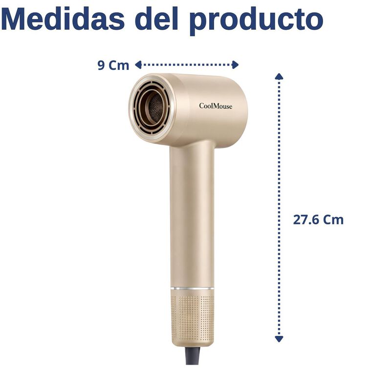 Secadora De Cabello 1500w Con Tecnolog&iacute;a I&oacute;nica... image number null