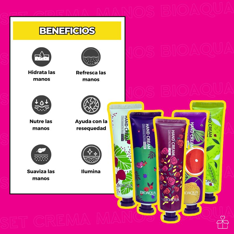 Crema Para Manos Hidratante Reparadora Set 5 Pz... image number null