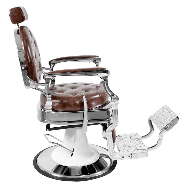 Sill&oacute;n G&oacute;tico Premium Barberia Lujo Robusto Pel... image number null