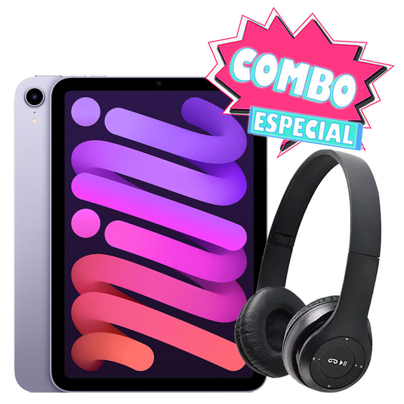 Combo Tablet Apple iPad Mini 6 Wifi 64gb Morado... image number null