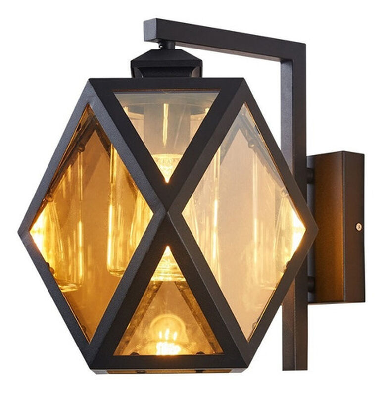 L&aacute;mpara Pared Arbotante Cristal Exterior M&aacute;x 60... image number null