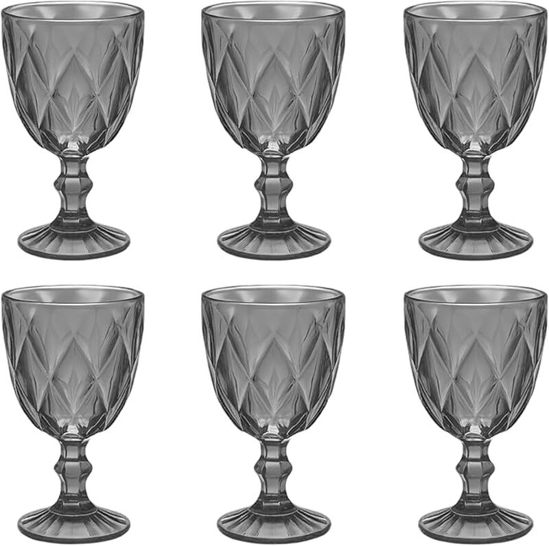 Juego de 6 Copas de Vidrio 240 ml, Copas Colori... image number null