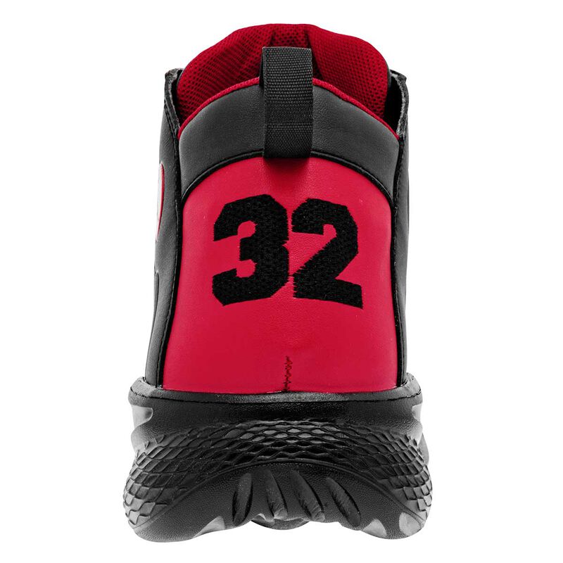 Apoort Tenis deportivo para hombre negro rojo B... image number null
