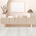 Tapete Decorativo Halvard Beige Poliester 200X290Cm