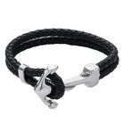 Pulseras Hombre, Brazaletes Piel Y Acero Inoxid... Pulseras Hombre, Brazaletes Piel Y Acero Inoxidable Luckman