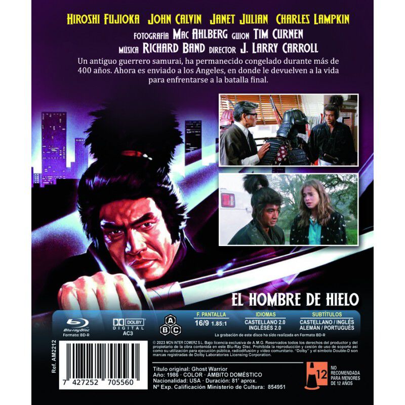 El Hombre De Hielo (bdr) (blu-rayr) (ghost Warr... image number null