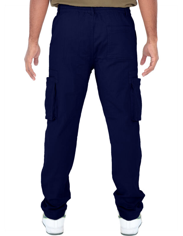 Pantal&oacute;n Jogger Hombre Ajuste En Cintura Azul M... image number null