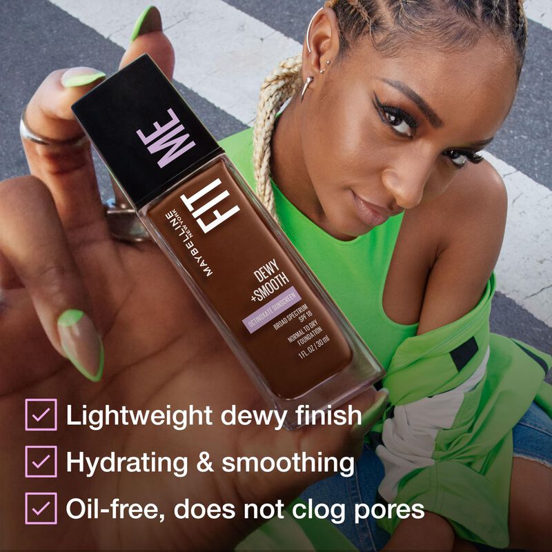 Base L&iacute;quida Maybelline Fit Me Dewy + Smooth Li... image number null