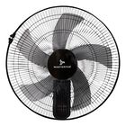 Masterfan Ventilador Muro Negro 3 Velocidades Control Remoto
