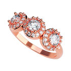 Anillo de Compromiso en Oro de 10K con Circonia - Amore Mio!