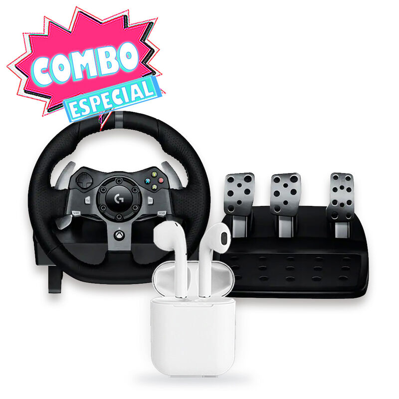 Combo Volante Y Pedales Logitech G920 Para Xbox... image number null