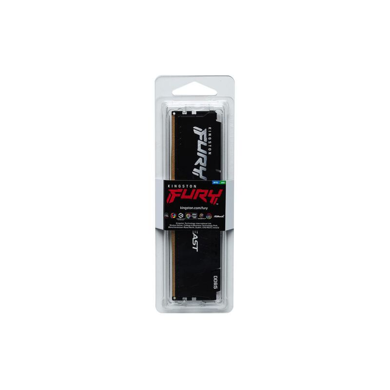 Memoria DIMM Kingston Fury Beast de 16GB, DDR5,... image number null