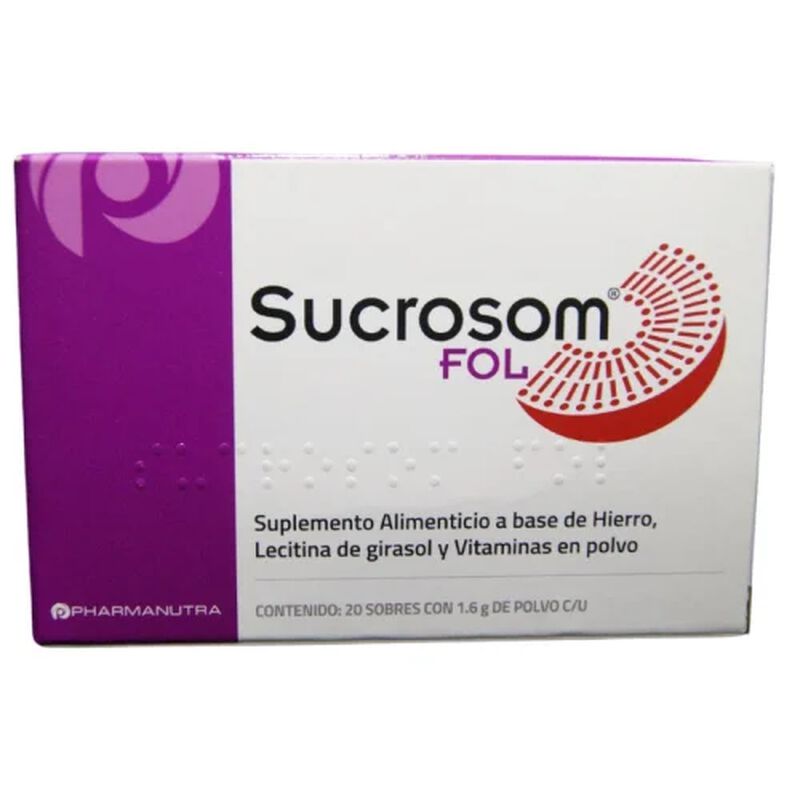SUCROSOM FOL SUPLEMENTO ALIMENTICIO EN POLVO 20... image number null