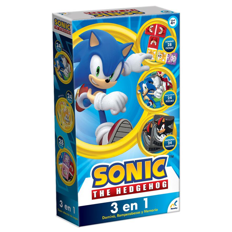 Set de Juegos 3 en 1 para Ni&ntilde;os de Sonic image number null