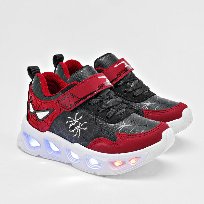 Celex Tenis deportivo para ni&ntilde;o. Negro rojo, co... image number null