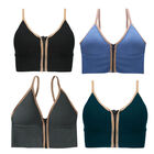 Kit de 4 tops con cierre (multicolor)