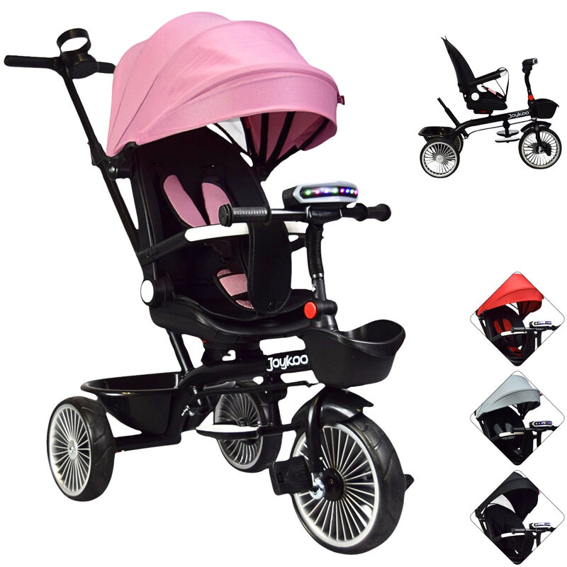 Triciclo para Ni&ntilde;os Asiento Giratorio Reclinabl... image number null