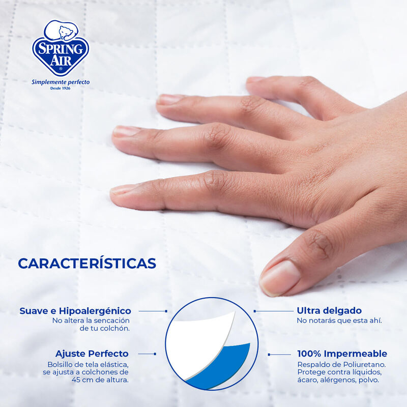 Protector de Colch&oacute;n Spring Air Essence Matrimo... image number null
