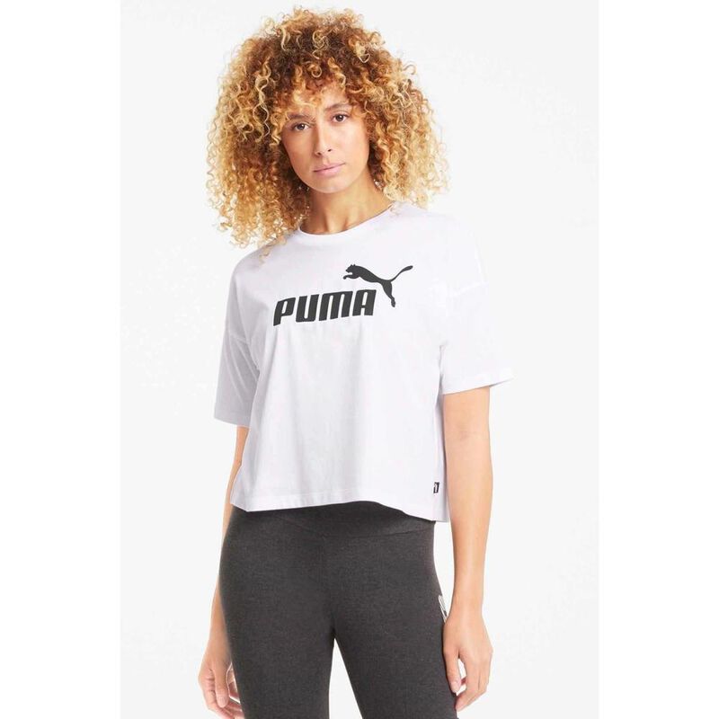Playera Puma Ess Cropped No.1 Logo Para Mujer image number null