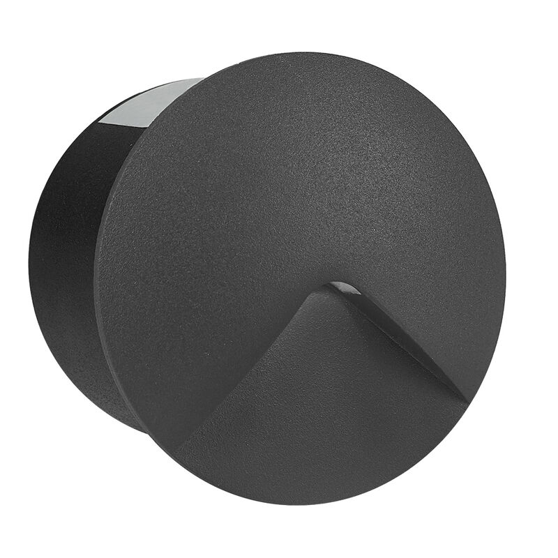 Lampara Empotrado En Muro Exterior Gris 2.5w Lu... image number null