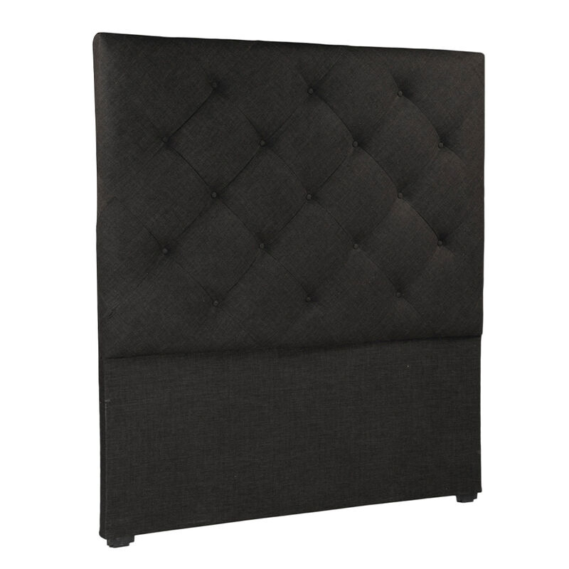 Cabecera Queen Size Dicasa Ikki Negro image number null