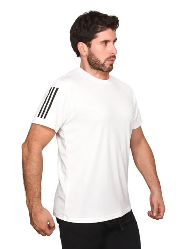 Playera De Manga Corta Cuello Redondo Blanco Co... image number null
