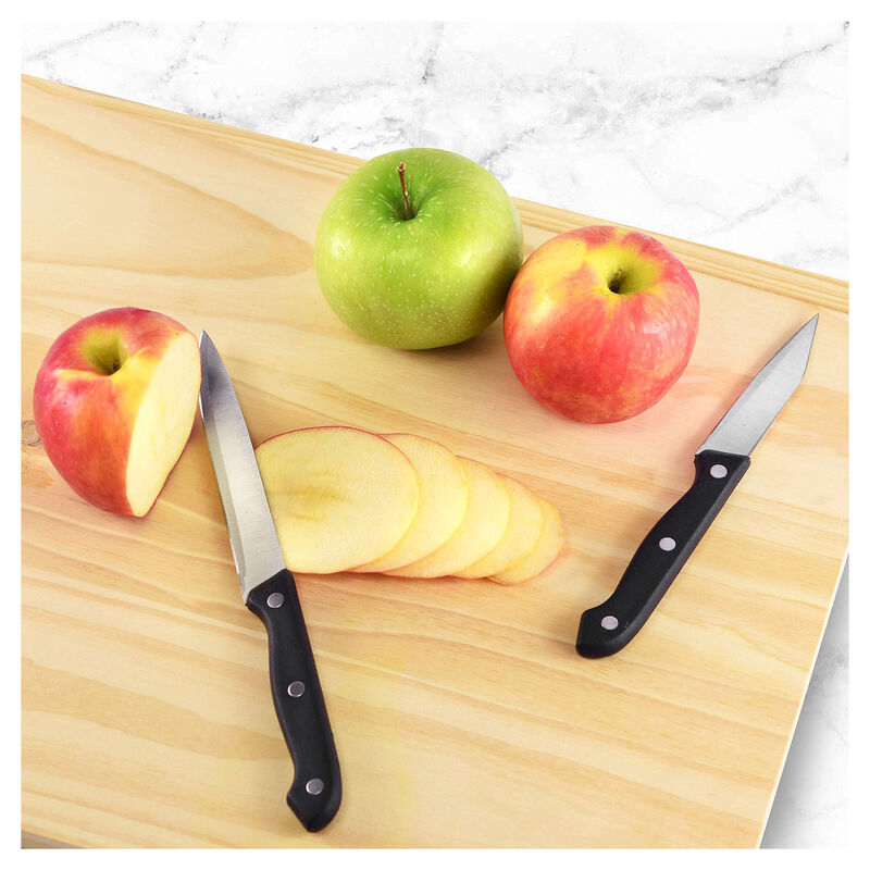 Set Cuchillos 10 Pzs Acero Inoxidable Con Tabla... image number null