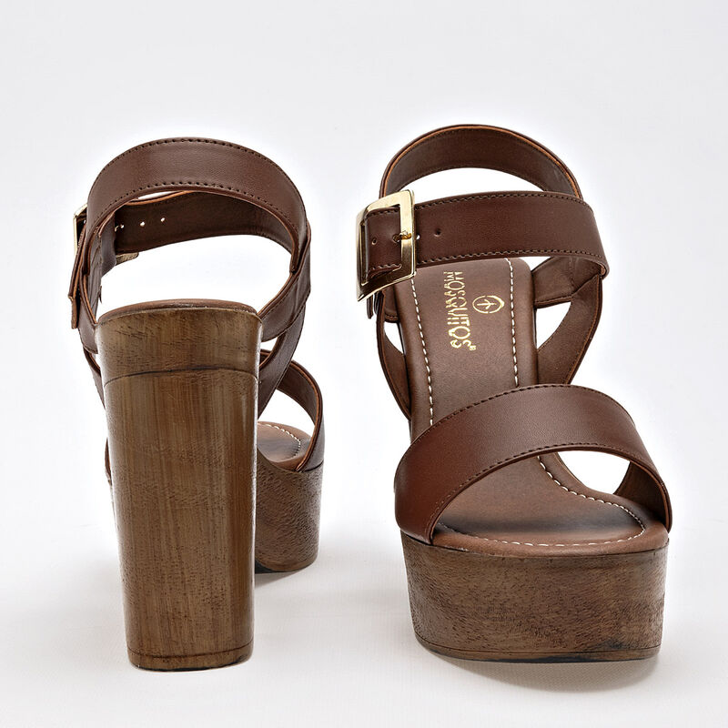 Mosquitos Zapatos para mujer caf&eacute; image number null