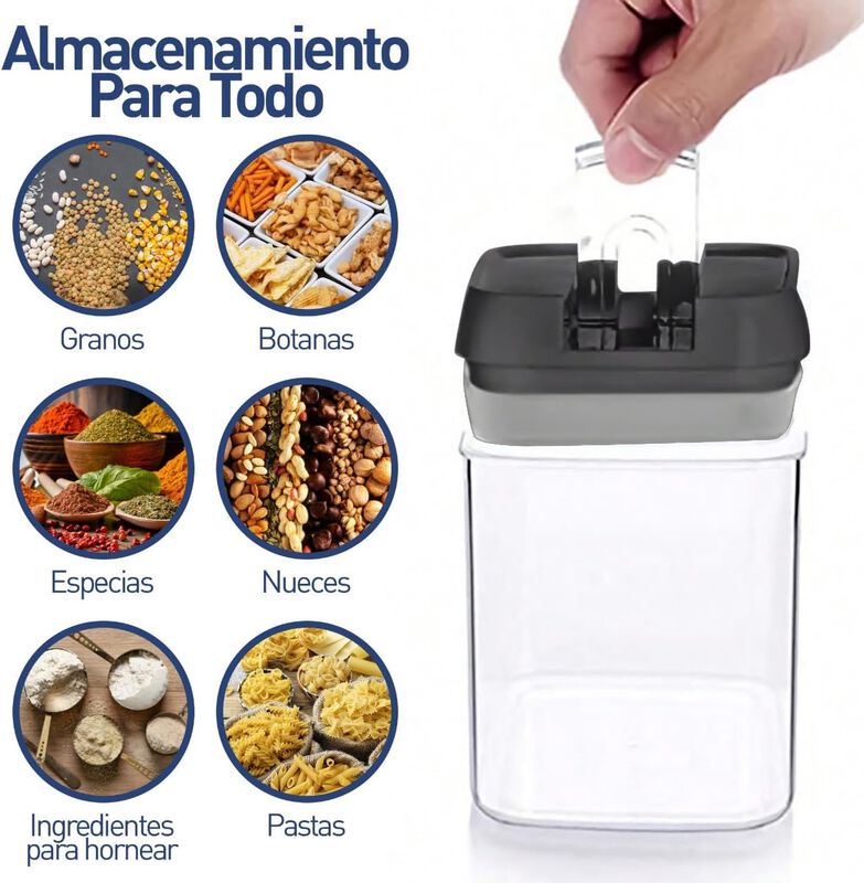 Juego de 14 Recipientes Herm&eacute;ticos para Aliment... image number null