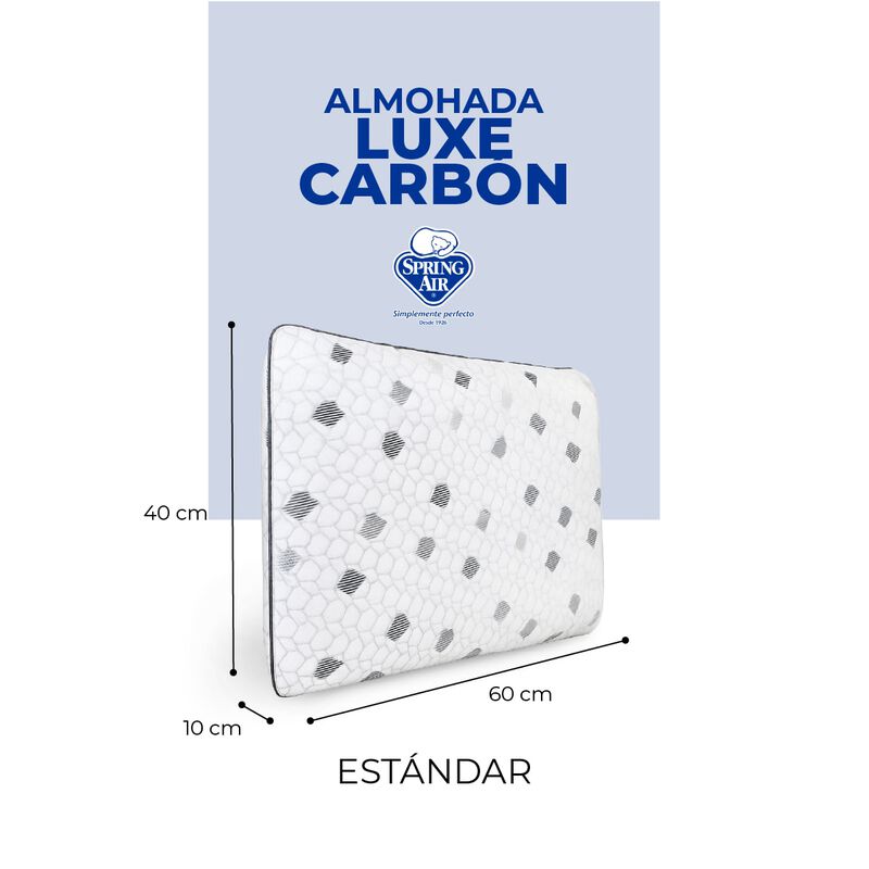Spring Air Almohada Luxe-Carb&oacute;n Almohada Reduce... image number null