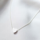 Set de Coraz&oacute;n de Plata con Collar y Broqueles