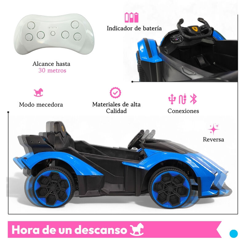 Carro Montable Para Ni&ntilde;os Ferrari Con Control R... image number null