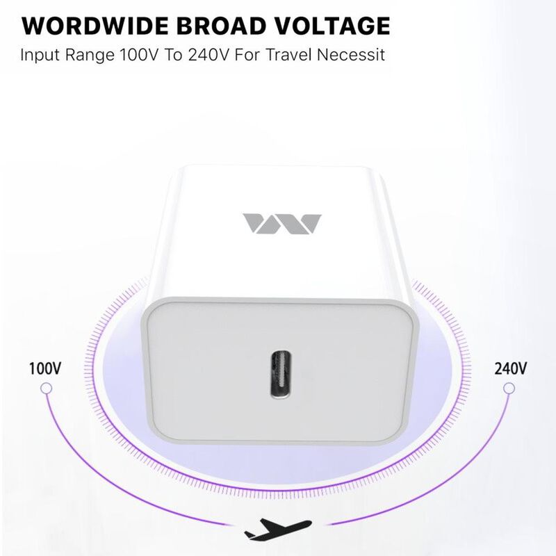 Cargador Ac Mybat Usb-c 22w Universal Blanco (s... image number null