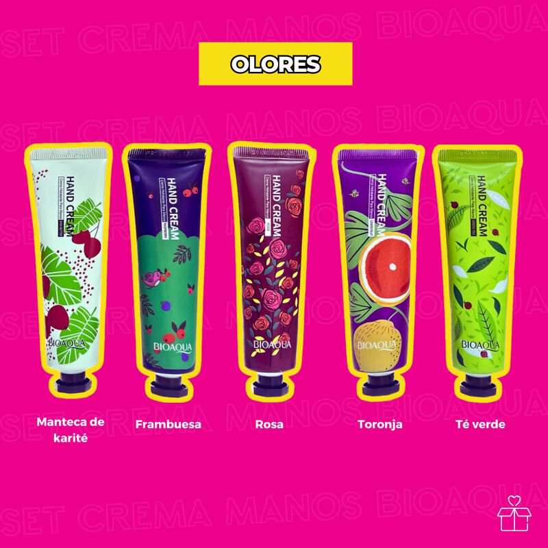 Crema Para Manos Hidratante Reparadora Set 5 Pz... image number null
