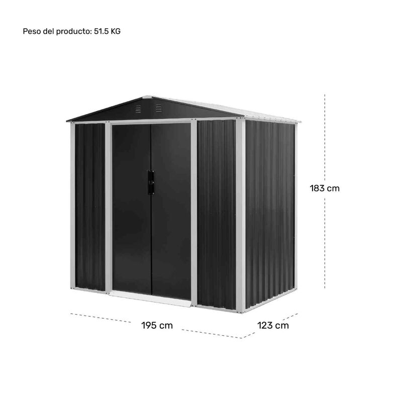 Bodega Cobertizo Exterior Contenedor Met&aacute;lico 1... image number null