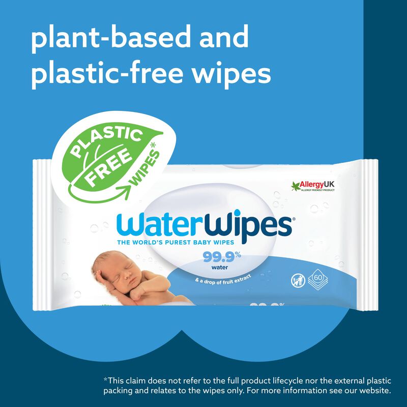 Toallitas Para Beb&eacute;s Waterwipes Sin Pl&aacute;stico Or... image number null