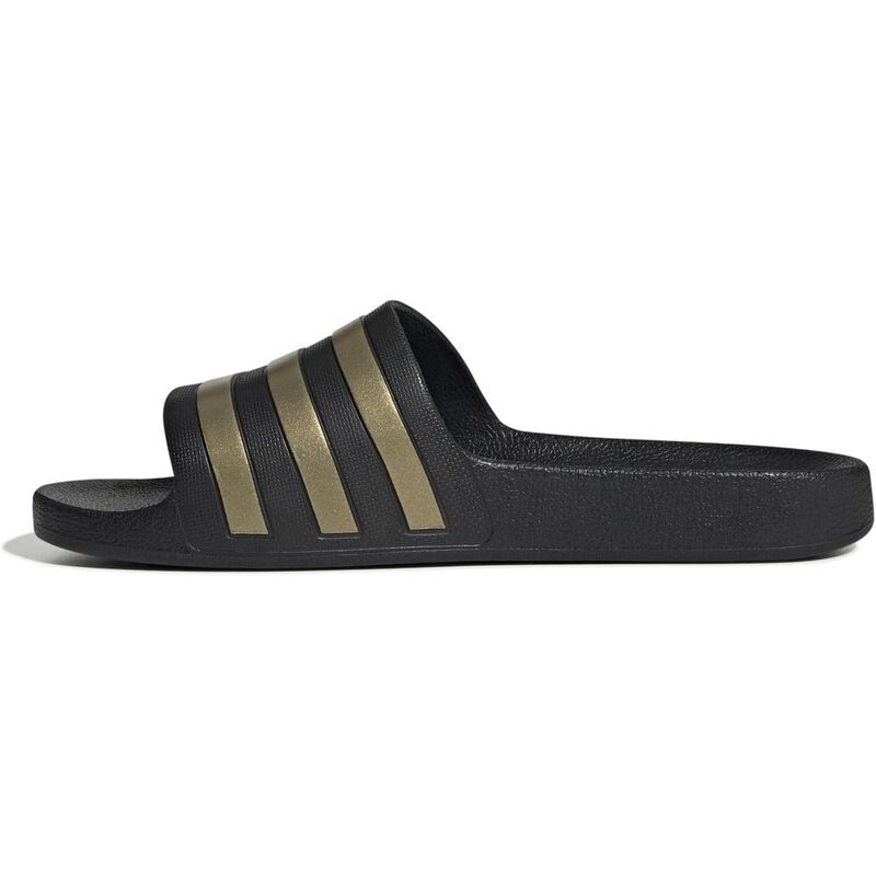 Sandalias, Adidas Adilette Aqua, negro y dorado... image number null