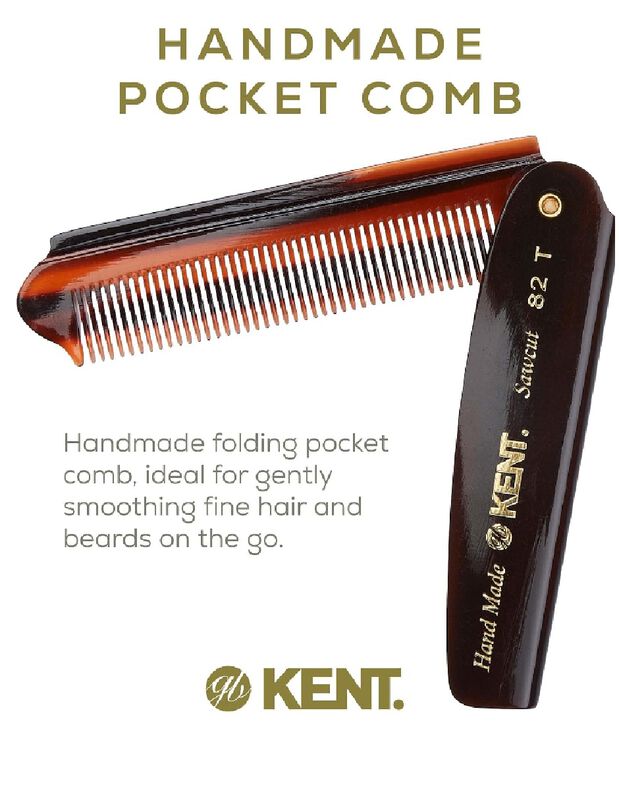 Kent 82 T Peine De Bolsillo Plegable Corte Fino... image number null