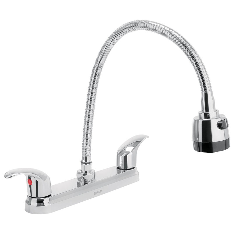 Mezcladora Inox 8' P/Fregadero Flexible Palanca... image number null