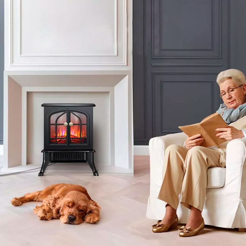 Chimenea El&eacute;ctrica para Hogar con Efecto de Lla... image number null